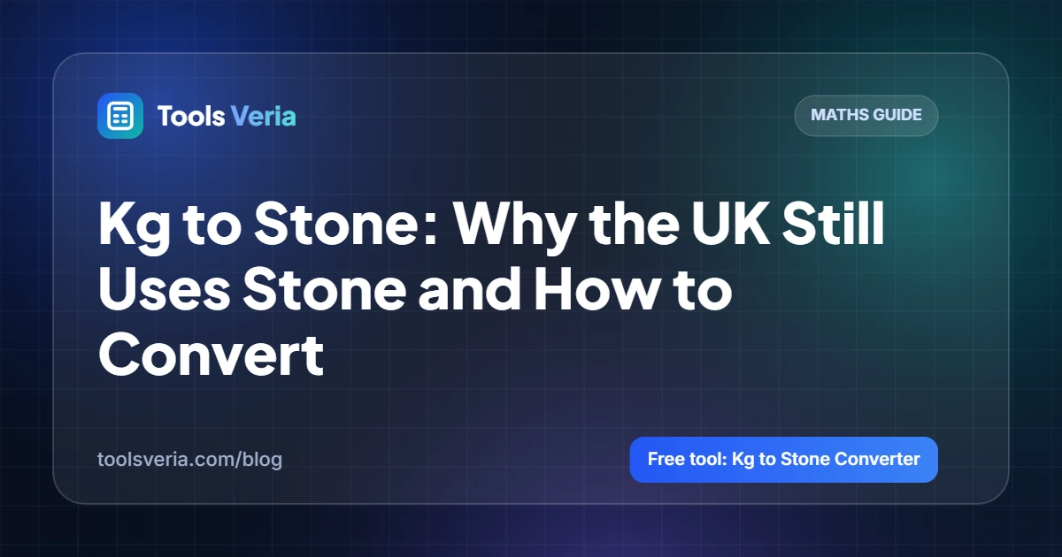 Kg to Stone: Why the UK Still Uses Stone and How to Convert